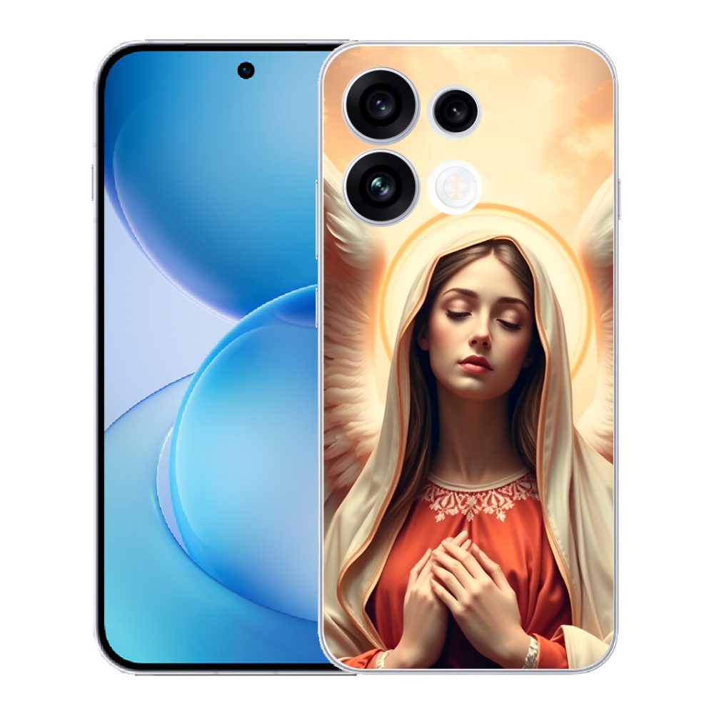 Gélový kryt mmCase na Oppo Reno 16 FS 5G - náboženský motív