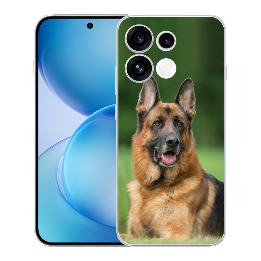 Gélový kryt mmCase na Oppo Reno 16 FS 5G - nemecký ovčiak
