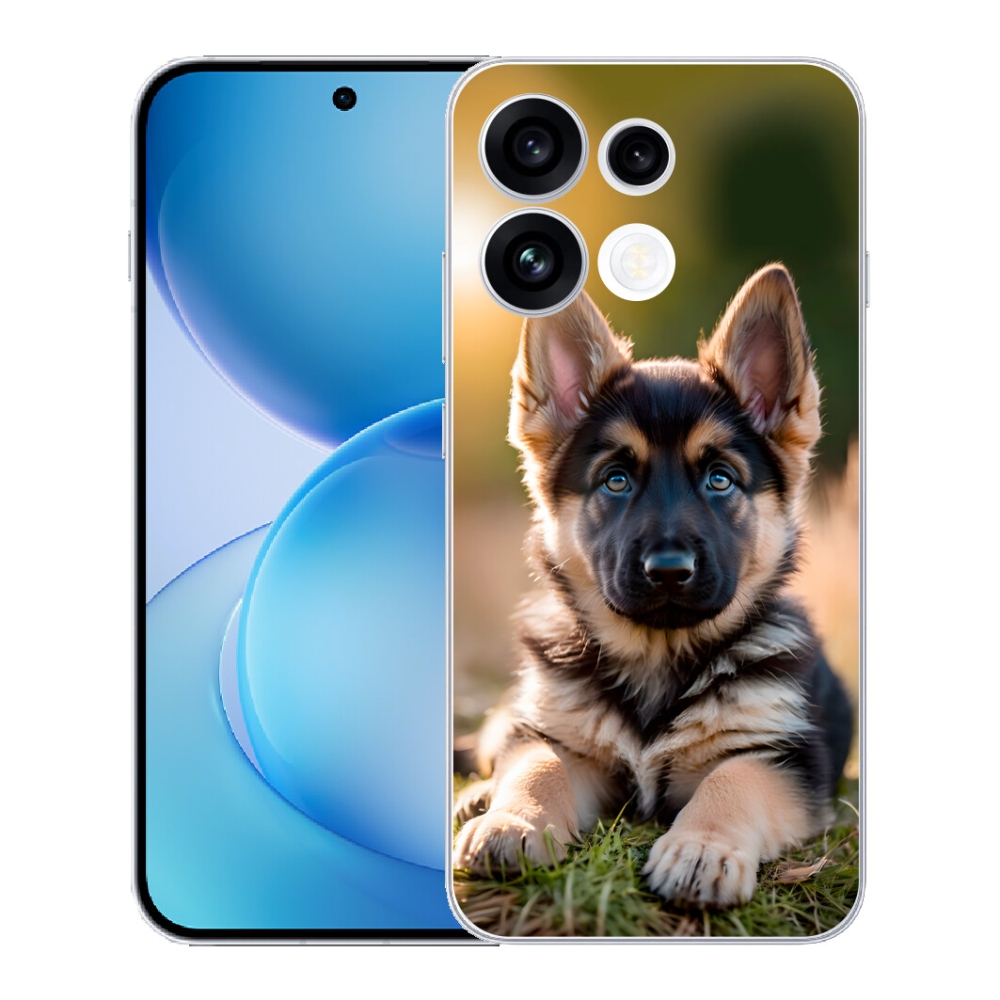 Gélový kryt mmCase na Oppo Reno 16 FS 5G - nemecký ovčiak v prírode
