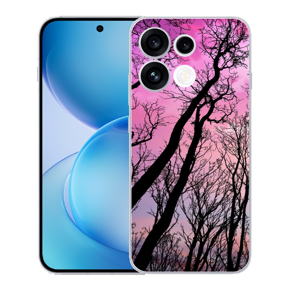 Gélový kryt mmCase na Oppo Reno 16 FS 5G - opadané stromy