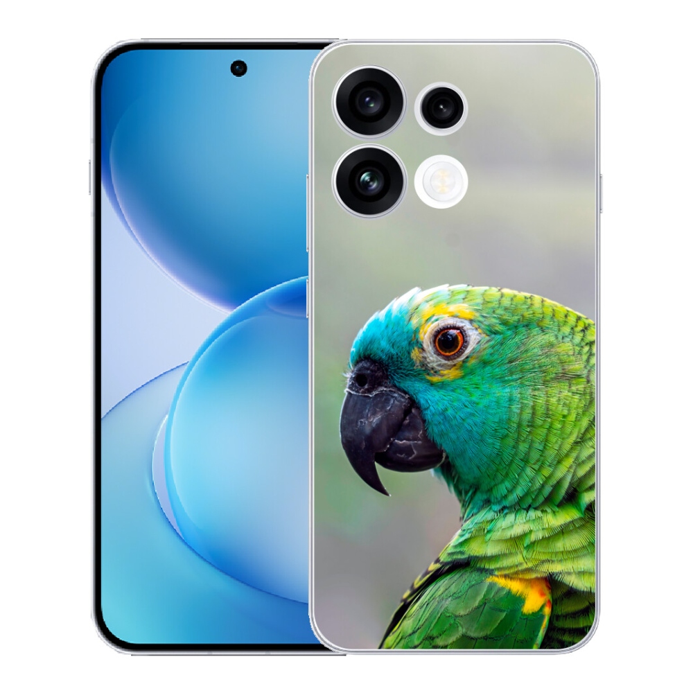 Gélový kryt mmCase na Oppo Reno 16 FS 5G - papagáj amazoňan