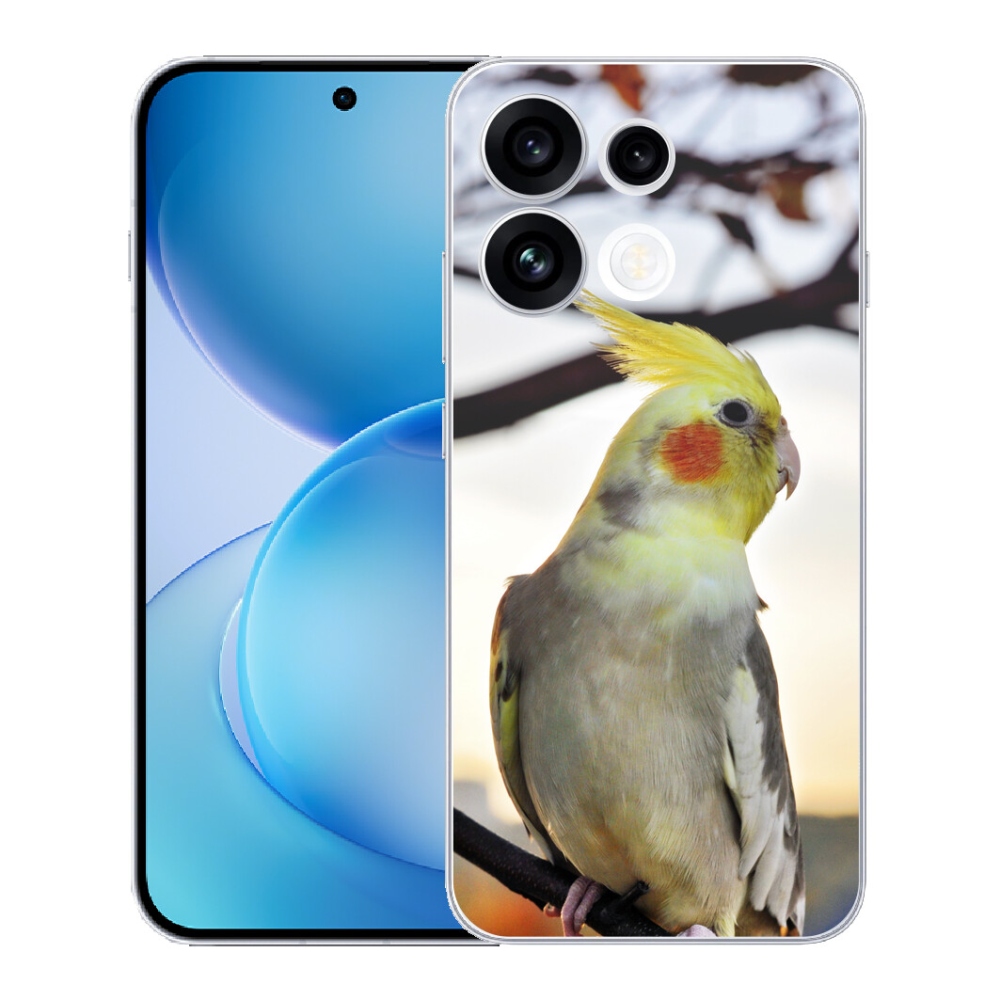 Gélový kryt mmCase na Oppo Reno 16 FS 5G - papagáj korela