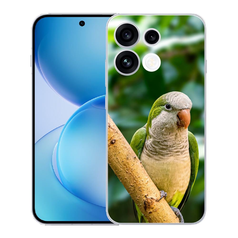 Gélový kryt mmCase na Oppo Reno 16 FS 5G - papagáj mníšok
