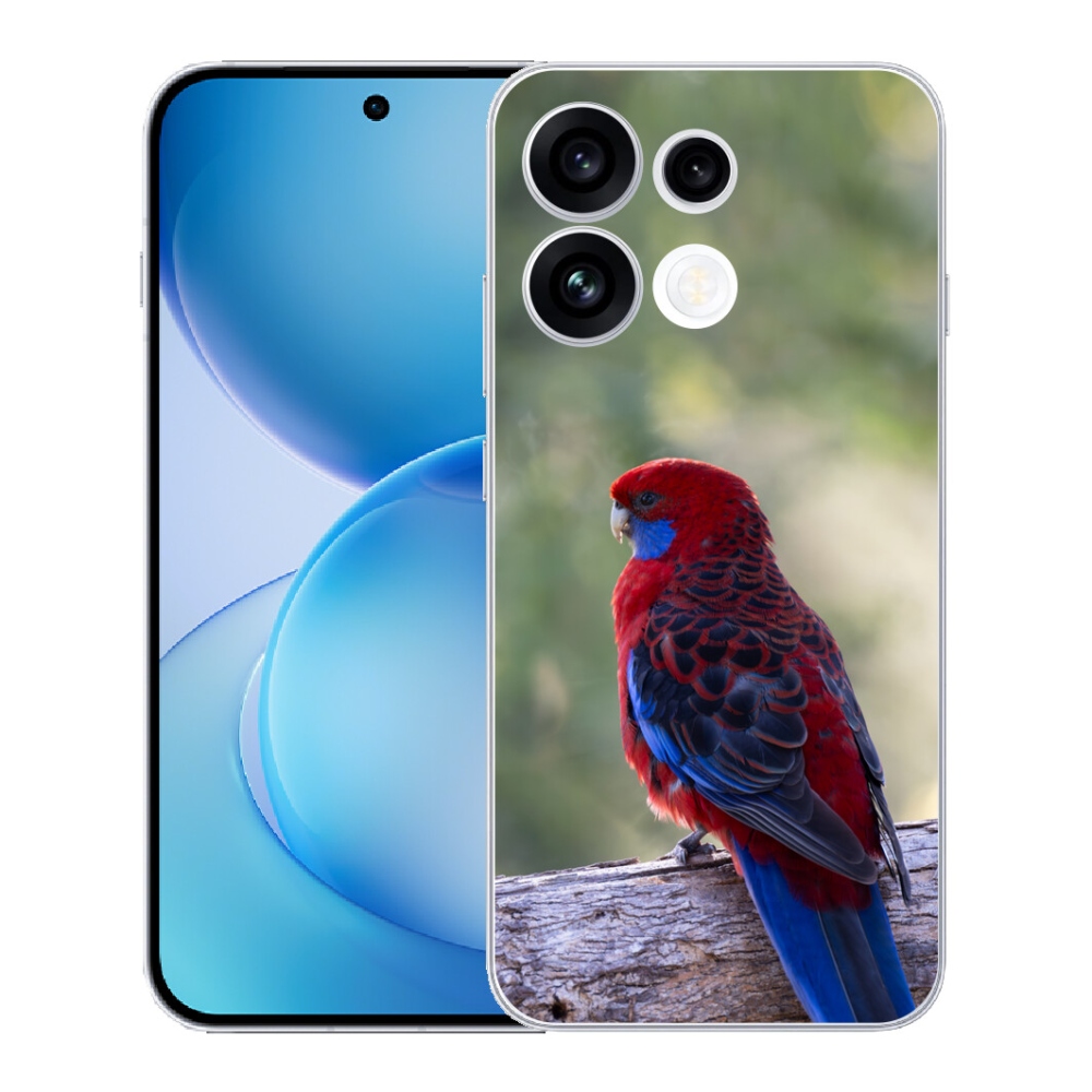 Gélový kryt mmCase na Oppo Reno 16 FS 5G - papagáj rosela