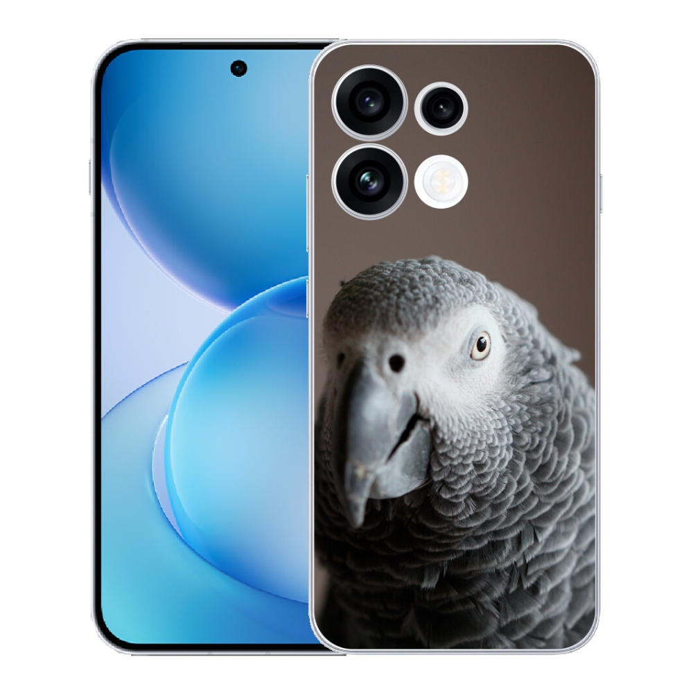 Gélový kryt mmCase na Oppo Reno 16 FS 5G - papagáj žako 2