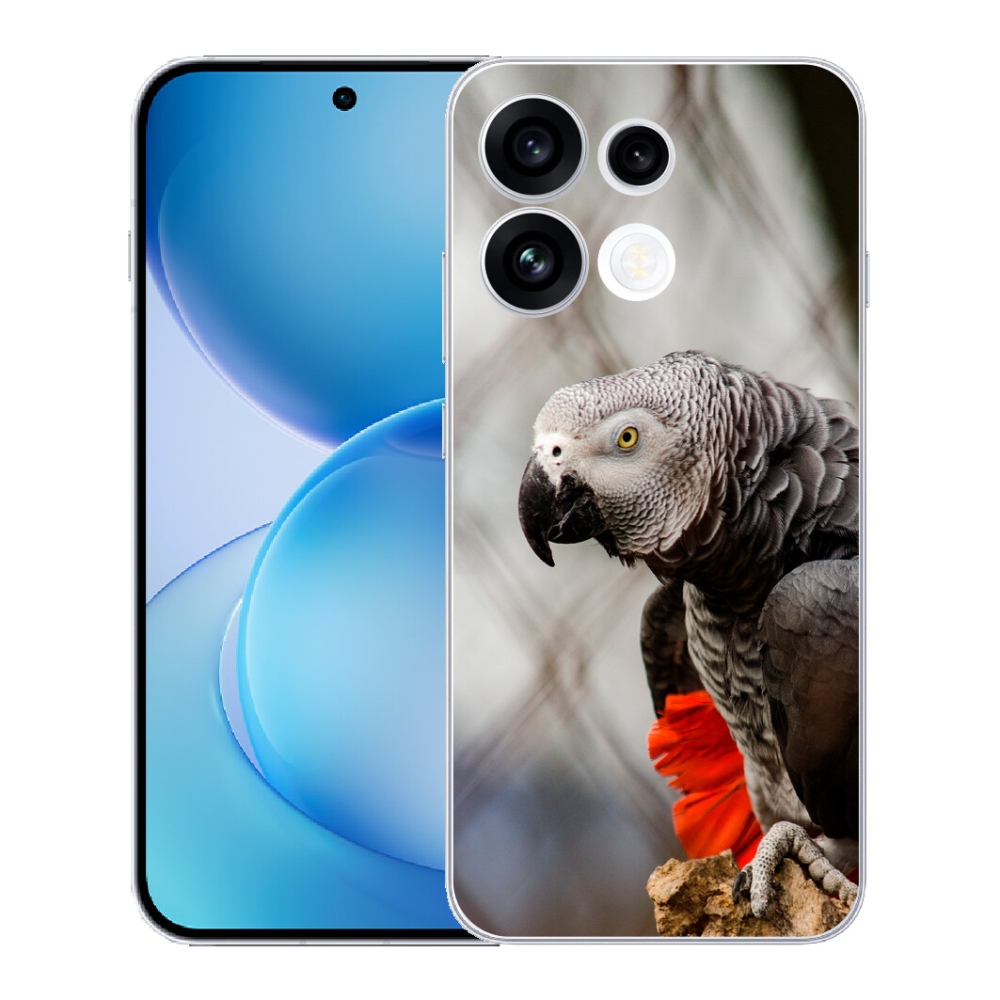 Gélový kryt mmCase na Oppo Reno 16 FS 5G - papagáj žako 3