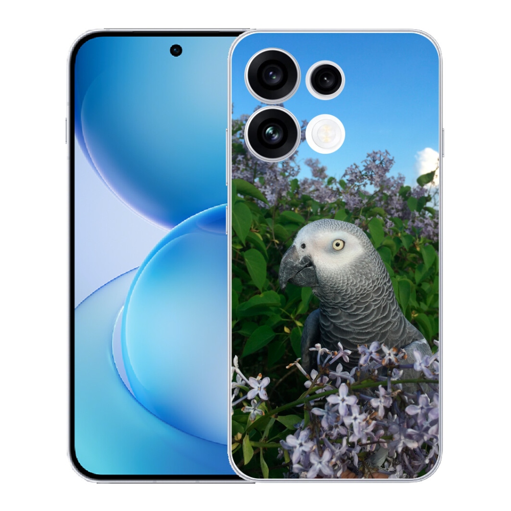 Gélový kryt mmCase na Oppo Reno 16 FS 5G - papagáj žako