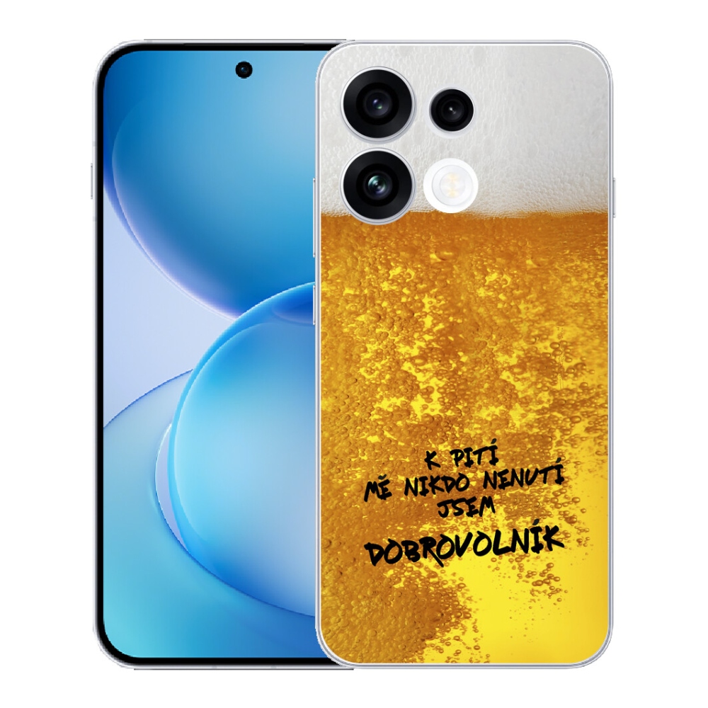 Gélový kryt mmCase na Oppo Reno 16 FS 5G - pivný motív 4