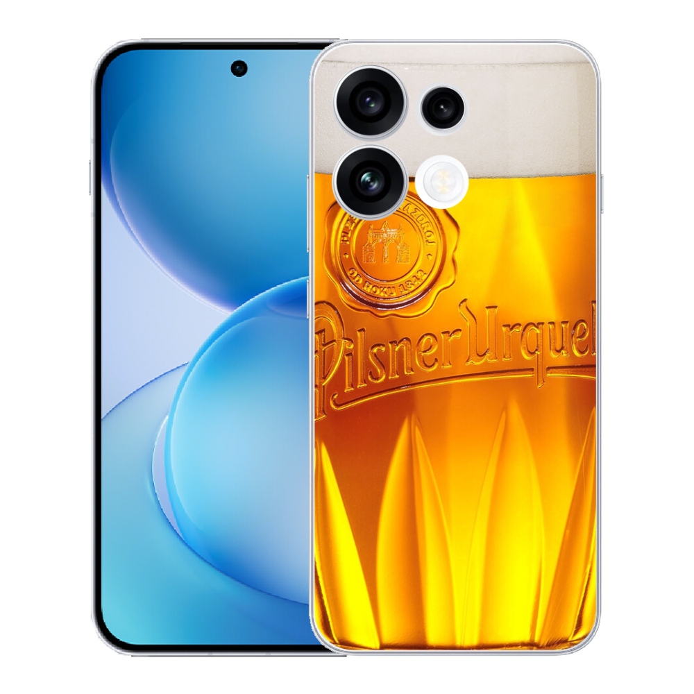 Gélový kryt mmCase na Oppo Reno 16 FS 5G - pivo