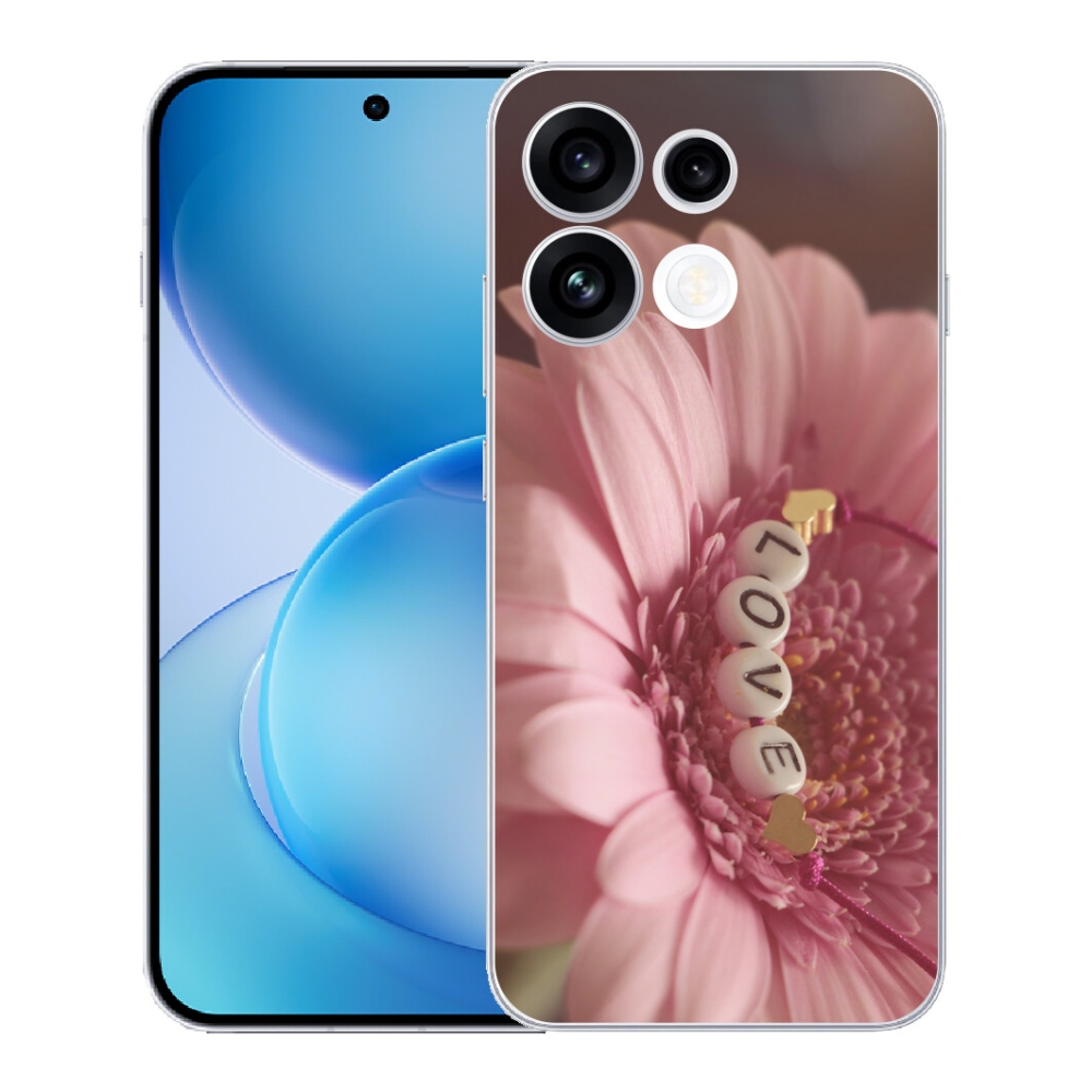 Gélový kryt mmCase na Oppo Reno 16 FS 5G - prívesok love