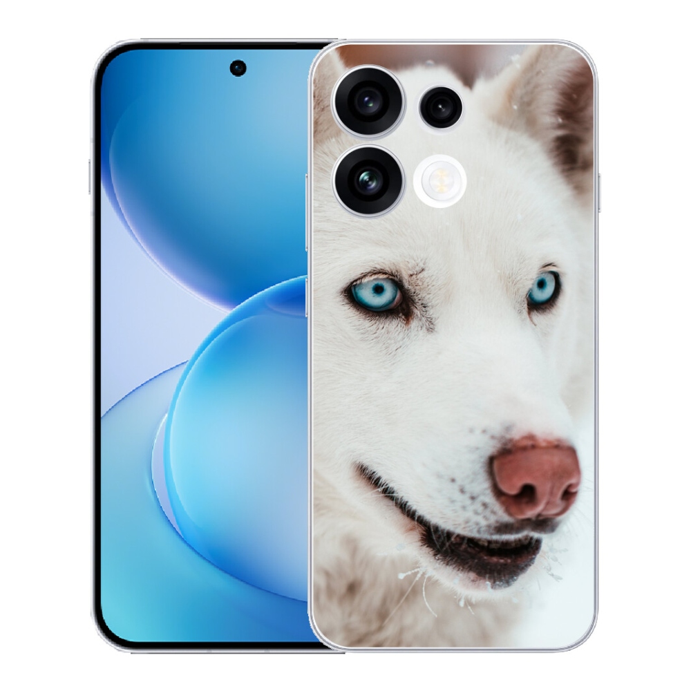 Gélový kryt mmCase na Oppo Reno 16 FS 5G - psí pohľad