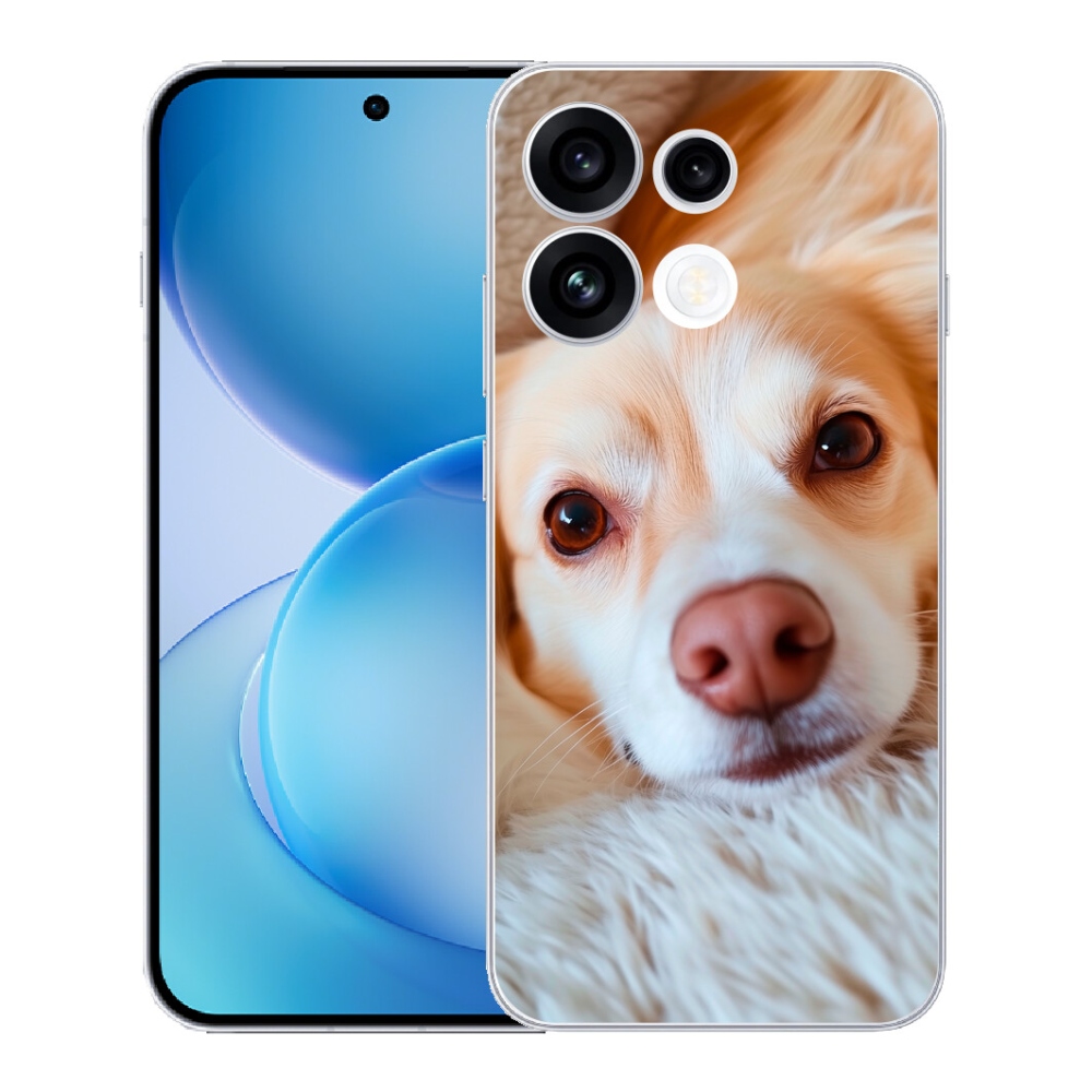 Gélový kryt mmCase na Oppo Reno 16 FS 5G - Roztomilá čivava