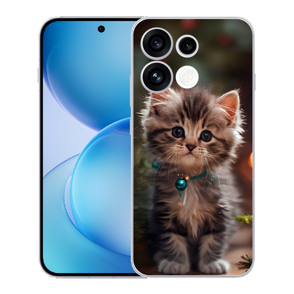 Gélový kryt mmCase na Oppo Reno 16 FS 5G - roztomilé mačiatko 11