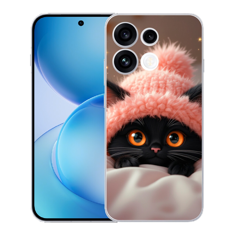 Gélový kryt mmCase na Oppo Reno 16 FS 5G - roztomilé mačiatko 7