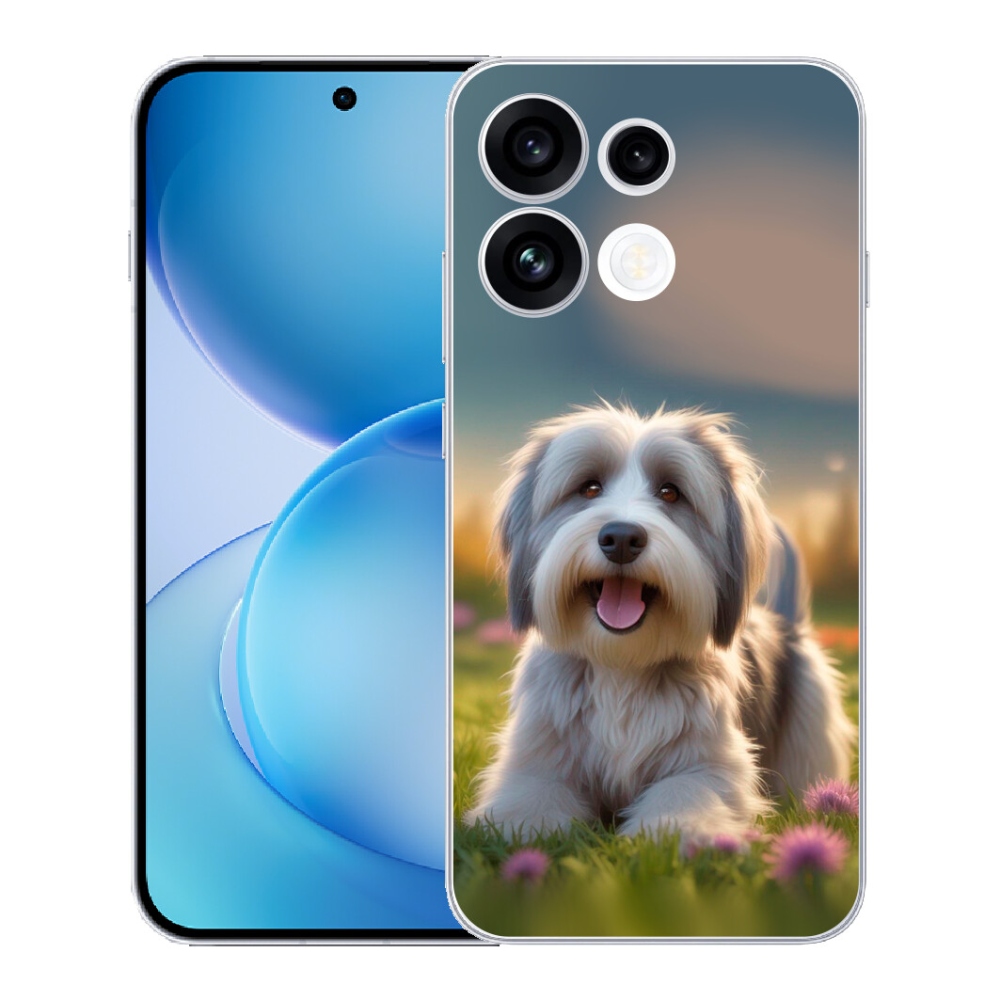 Gélový kryt mmCase na Oppo Reno 16 FS 5G - roztomilý havanský psík
