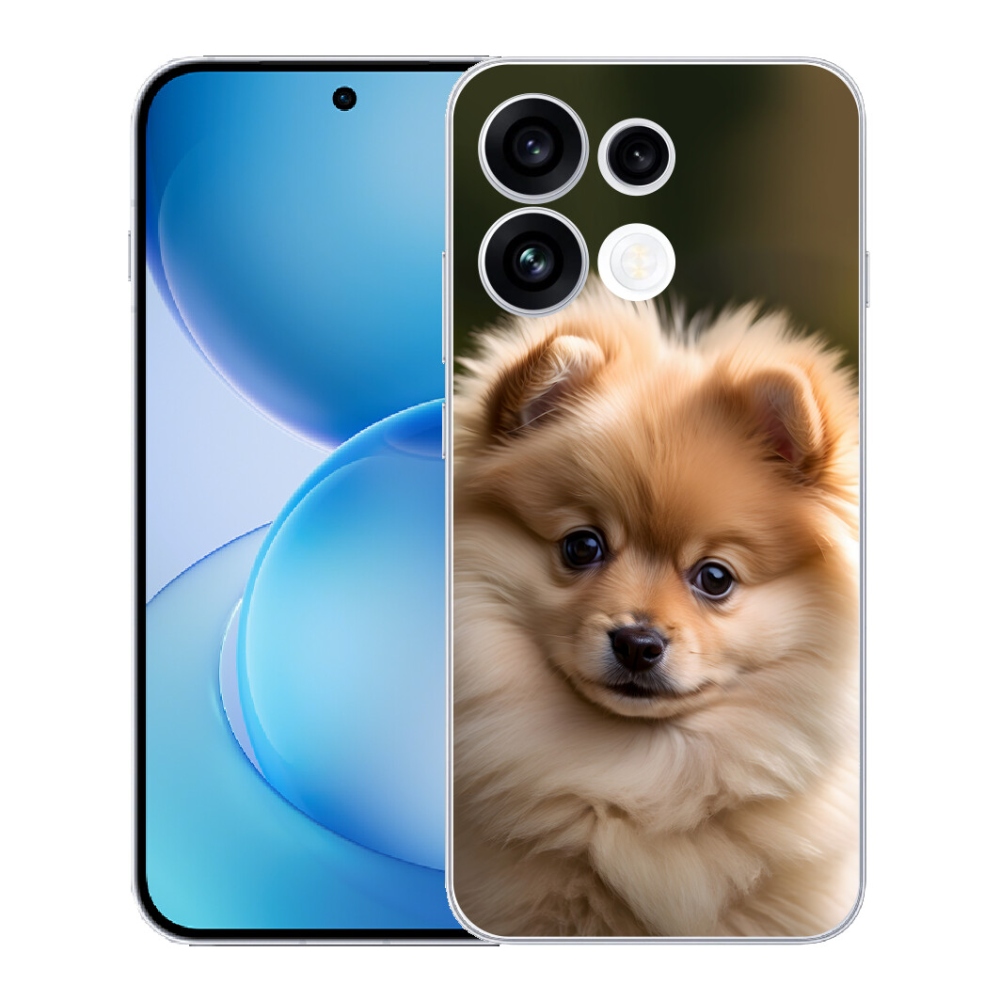Gélový kryt mmCase na Oppo Reno 16 FS 5G - roztomilý pomeranian 2