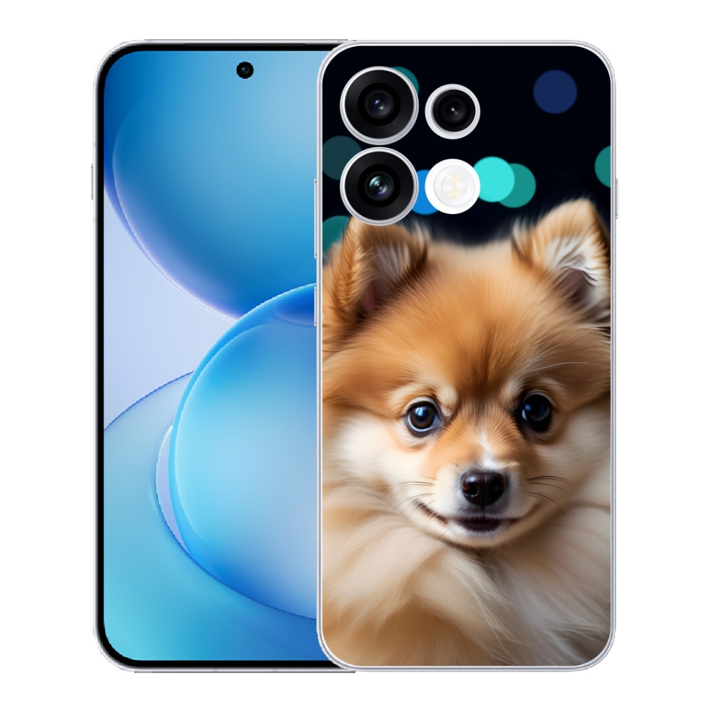 Gélový kryt mmCase na Oppo Reno 16 FS 5G - roztomilý pomeranian