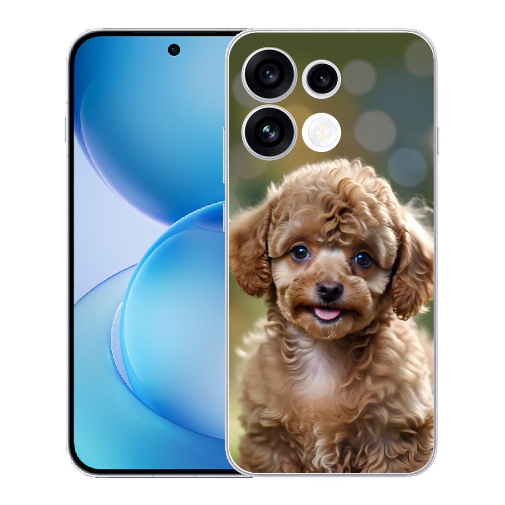 Gélový kryt mmCase na Oppo Reno 16 FS 5G - roztomilý pudel