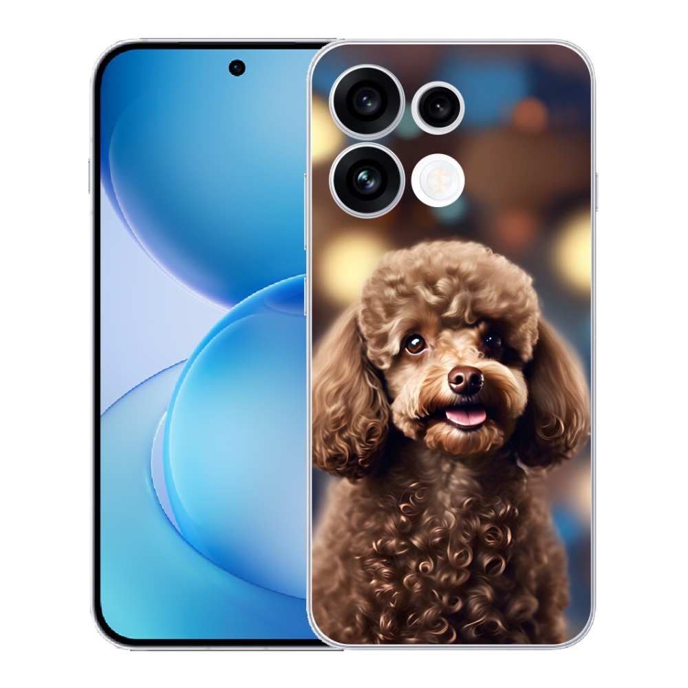 Gélový kryt mmCase na Oppo Reno 16 FS 5G - roztomilý pudel