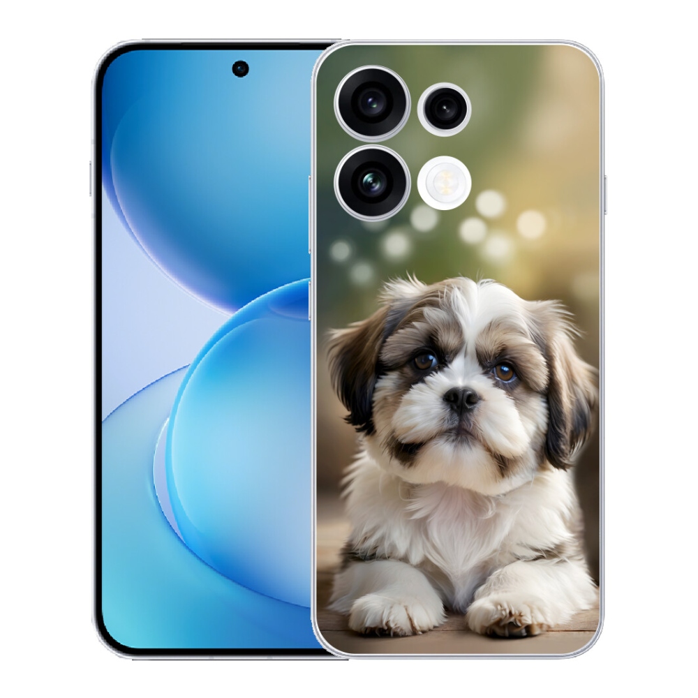 Gélový kryt mmCase na Oppo Reno 16 FS 5G - roztomilý shih-tzu