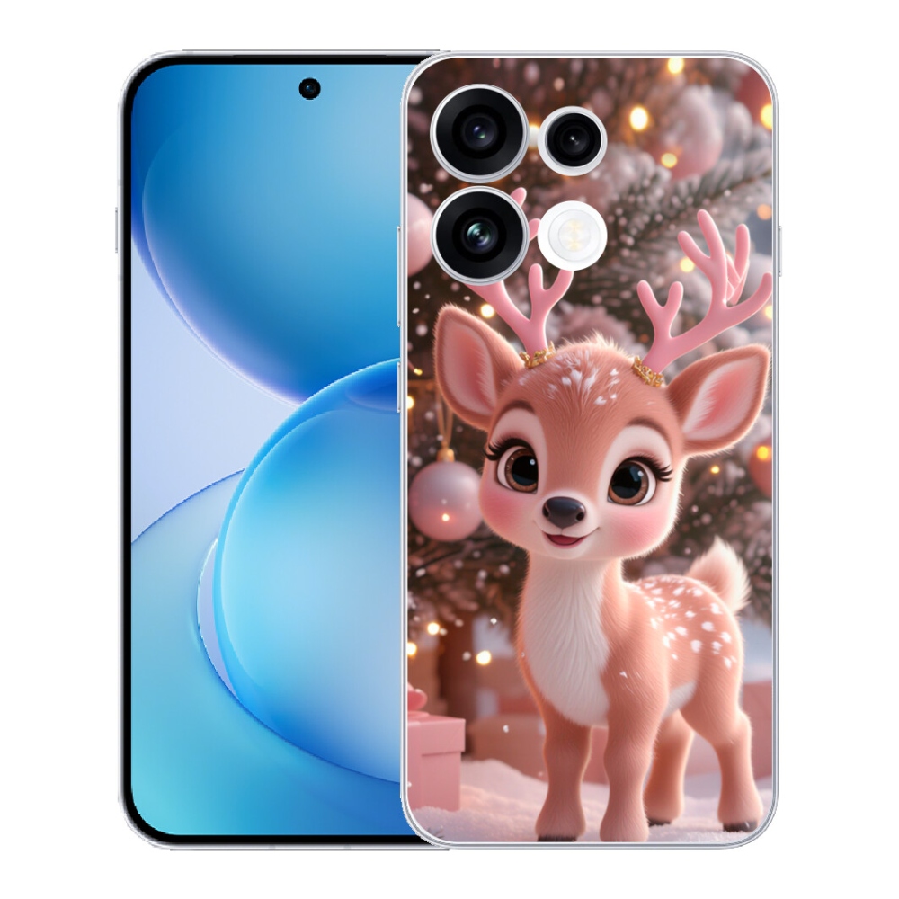 Gélový kryt mmCase na Oppo Reno 16 FS 5G - roztomilý sob