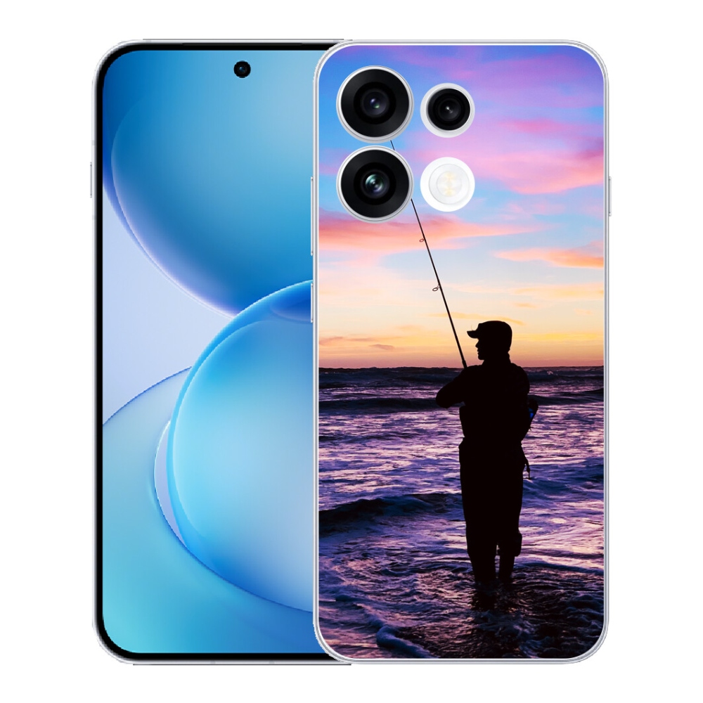 Gélový kryt mmCase na Oppo Reno 16 FS 5G - rybárčenie 1