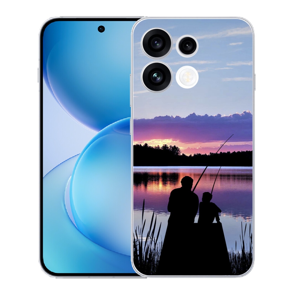 Gélový kryt mmCase na Oppo Reno 16 FS 5G - rybárčenie 2