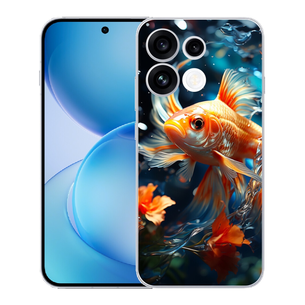 Gélový kryt mmCase na Oppo Reno 16 FS 5G - rybka