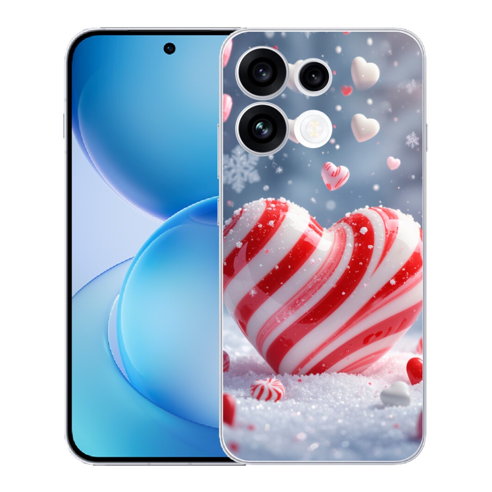 Gélový kryt mmCase na Oppo Reno 16 FS 5G - sladké srdce