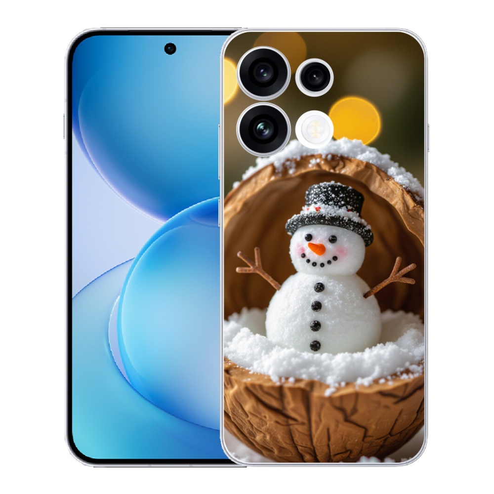 Gélový kryt mmCase na Oppo Reno 16 FS 5G - snehuliak 4