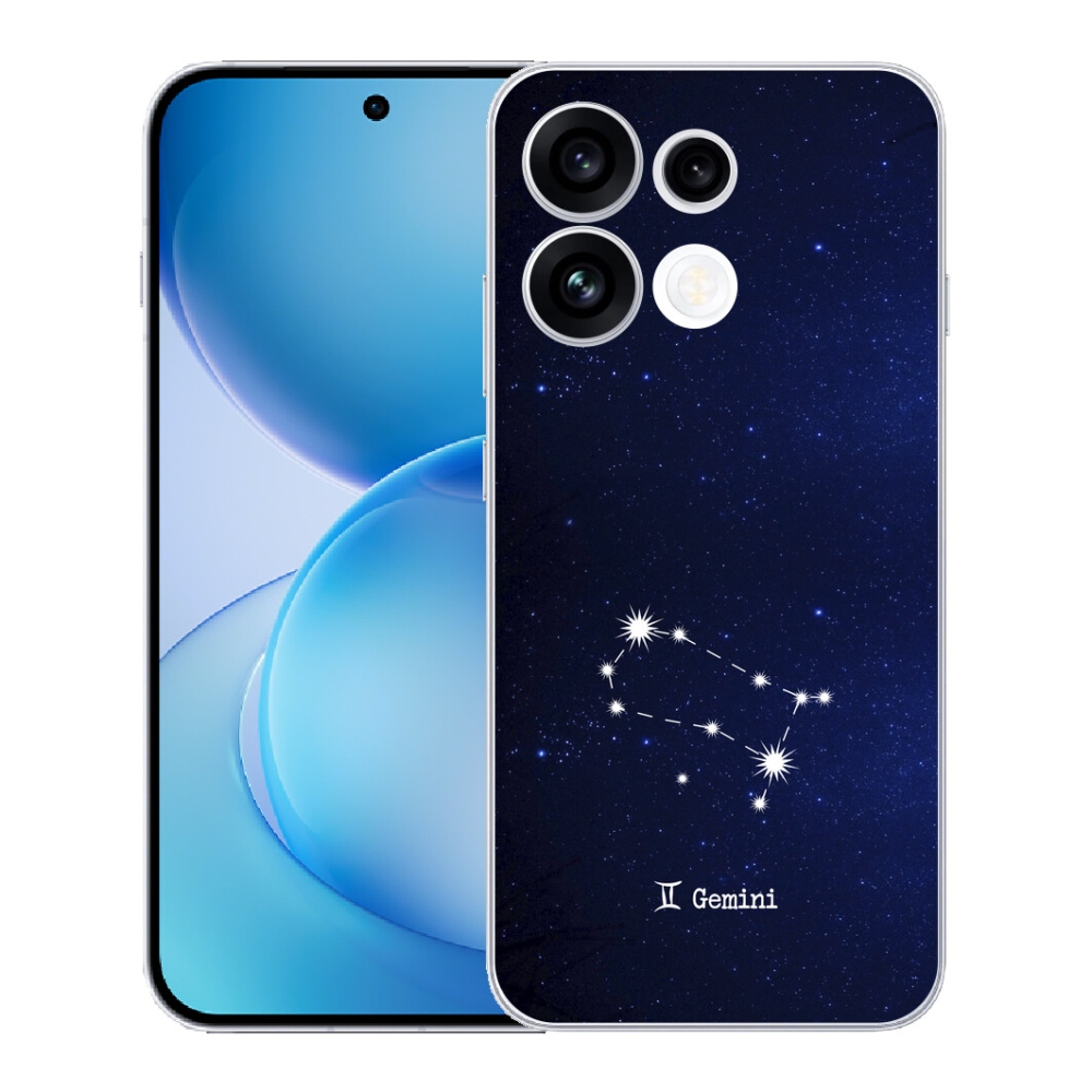Gélový kryt mmCase na Oppo Reno 16 FS 5G - súhvezdie Blížencov