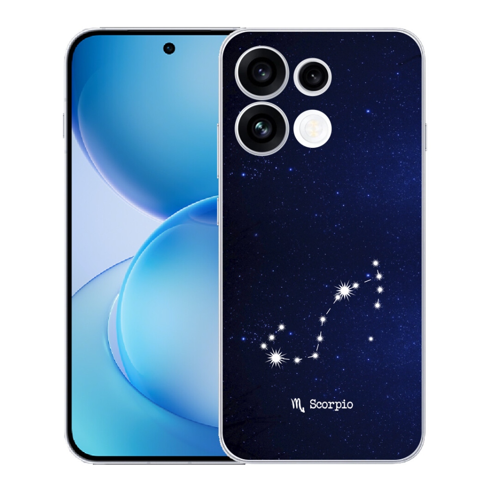 Gélový kryt mmCase na Oppo Reno 16 FS 5G - súhvezdie Škorpióna
