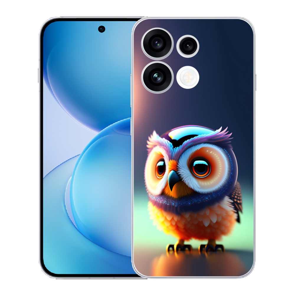 Gélový kryt mmCase na Oppo Reno 16 FS 5G - sovička