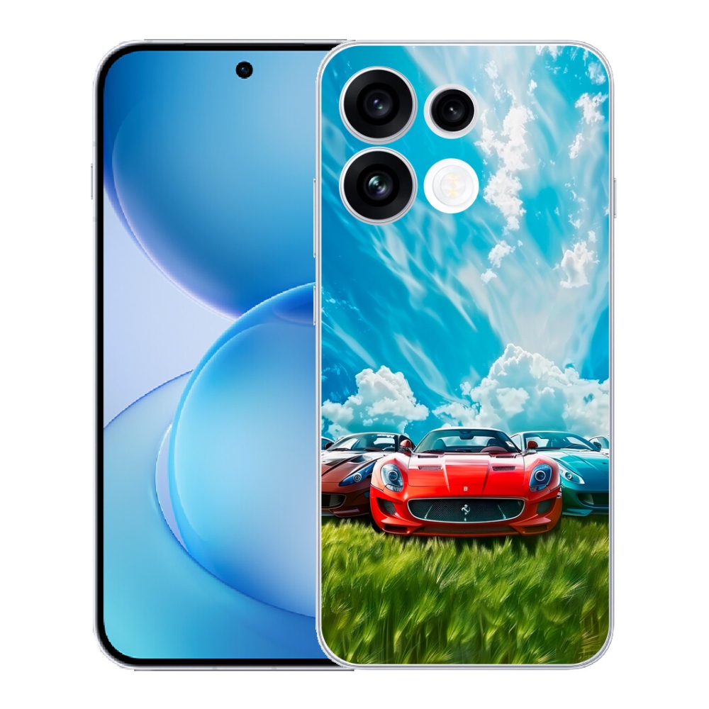 Gélový kryt mmCase na Oppo Reno 16 FS 5G - športové vozidlá