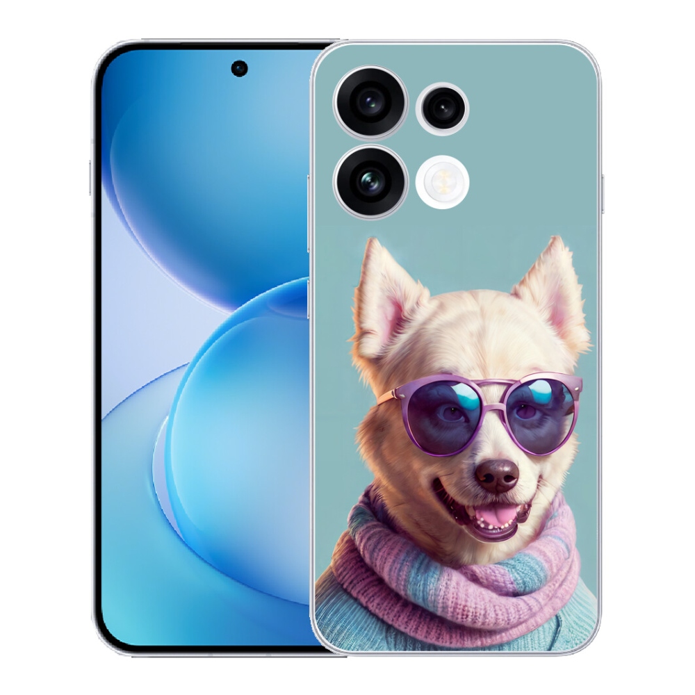 Gélový kryt mmCase na Oppo Reno 16 FS 5G - štýlový nemecký špic