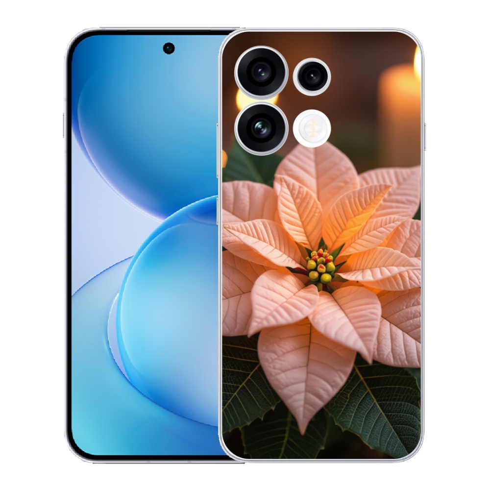Gélový kryt mmCase na Oppo Reno 16 FS 5G - vianočná hviezda