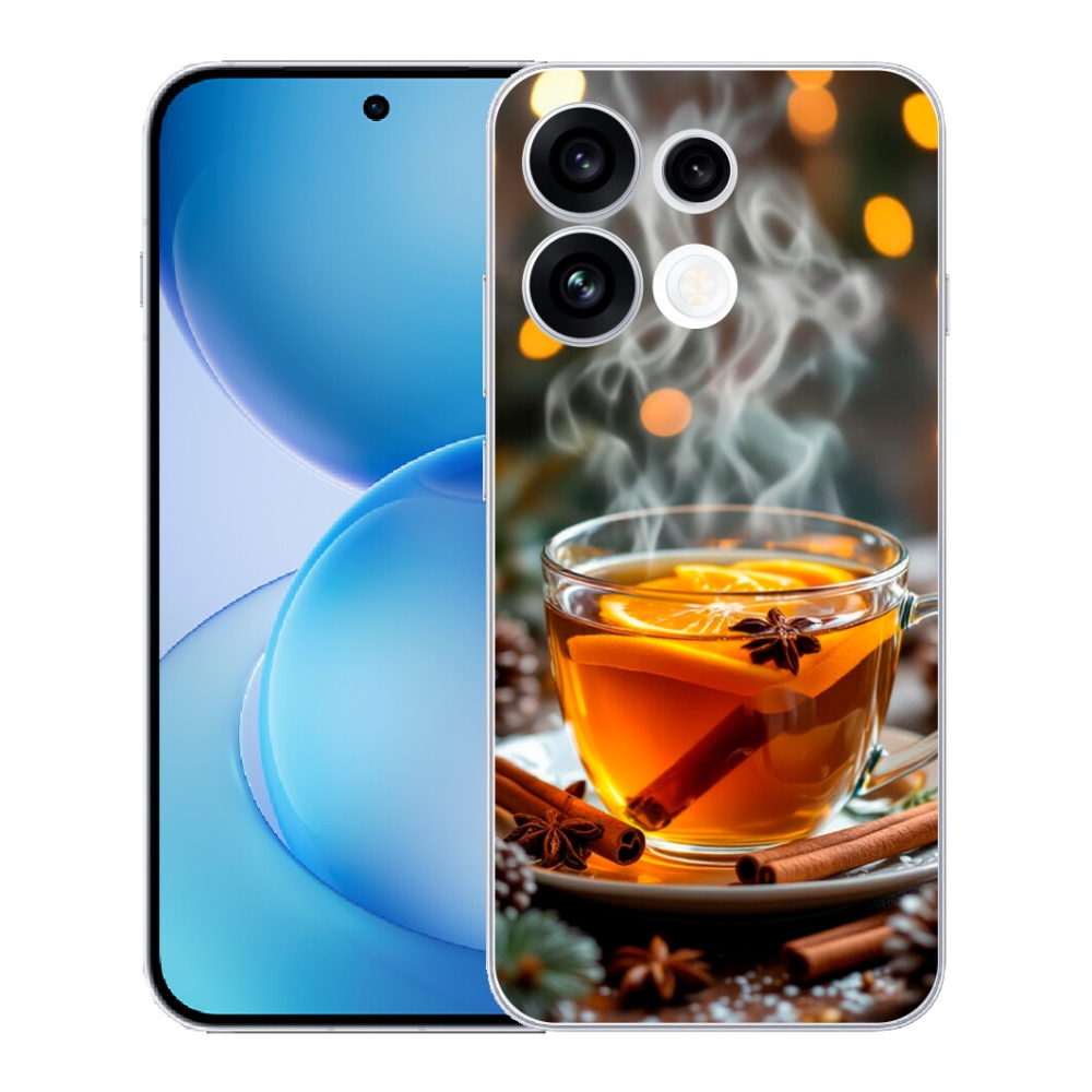 Gélový kryt mmCase na Oppo Reno 16 FS 5G - vianočný punč