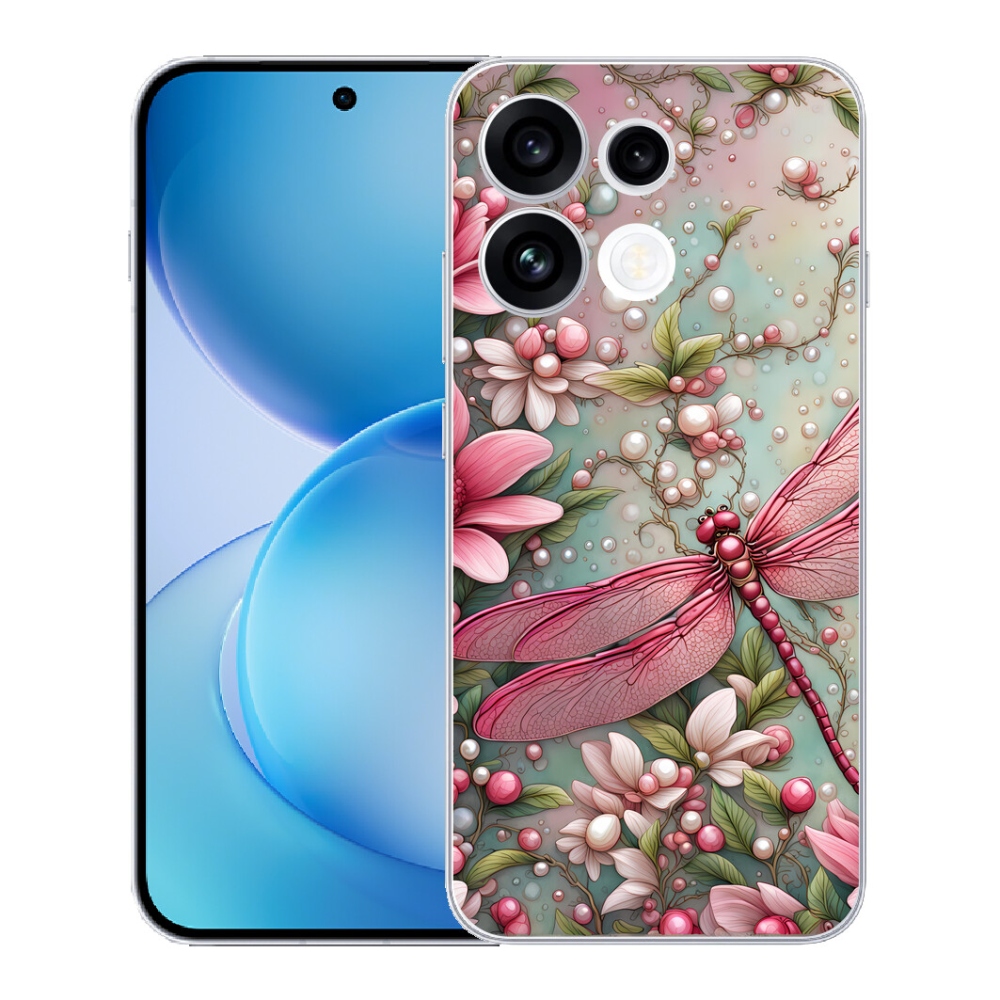 Gélový kryt mmCase na Oppo Reno 16 FS 5G - vážka