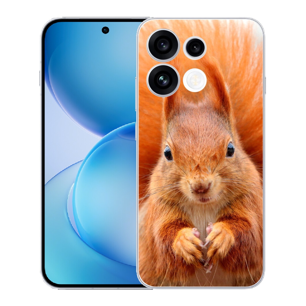 Gélový kryt mmCase na Oppo Reno 16 FS 5G - veverička