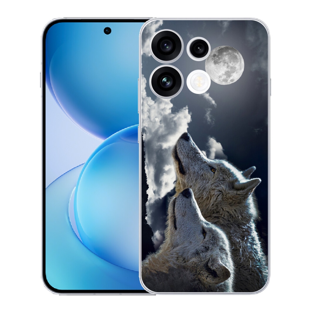 Gélový kryt mmCase na Oppo Reno 16 FS 5G - vlci
