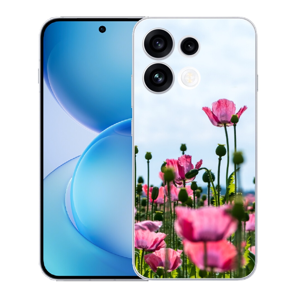 Gélový kryt mmCase na Oppo Reno 16 FS 5G - vlčí mak