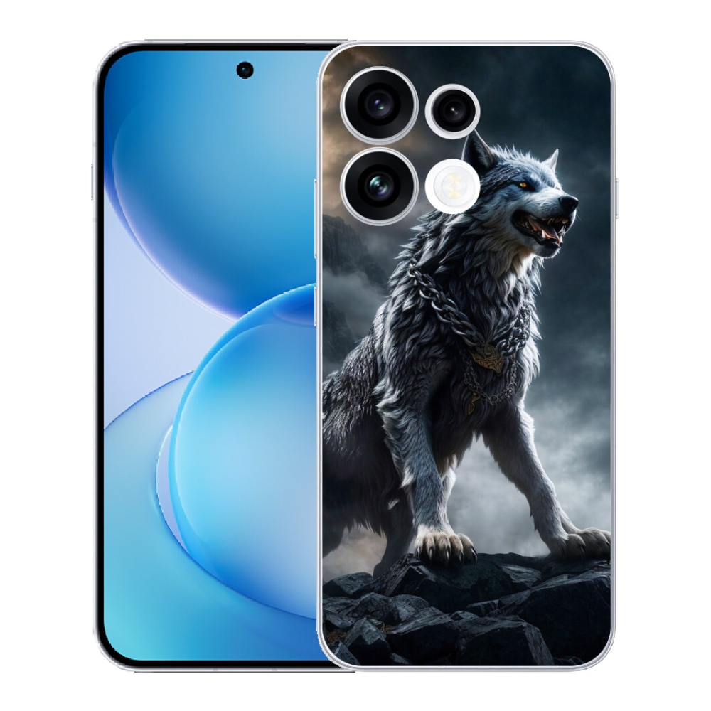 Gélový kryt mmCase na Oppo Reno 16 FS 5G - vlk 1