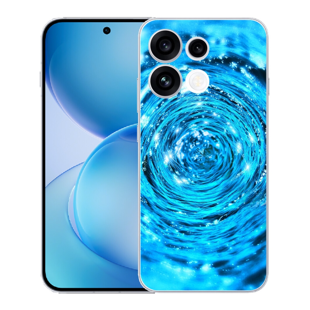 Gélový kryt mmCase na Oppo Reno 16 FS 5G - vodný vír