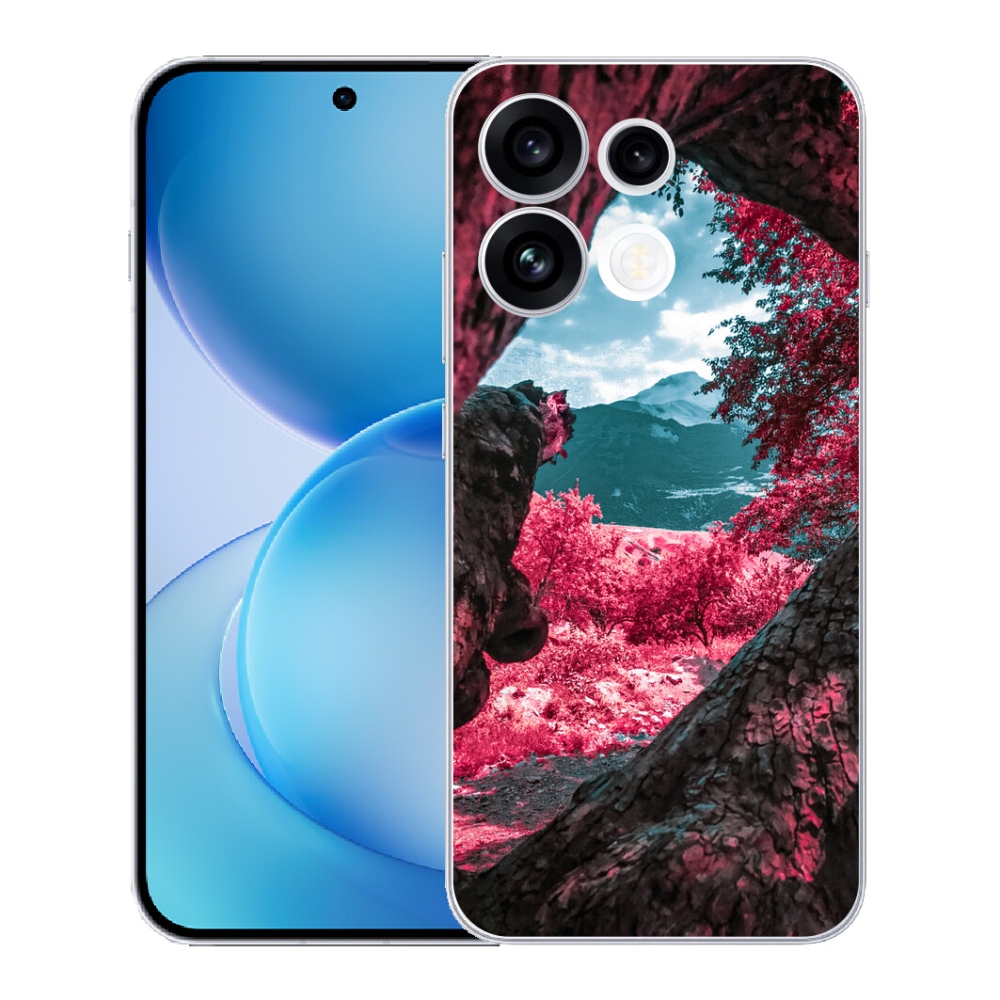 Gélový kryt mmCase na Oppo Reno 16 FS 5G - výhľad na hory