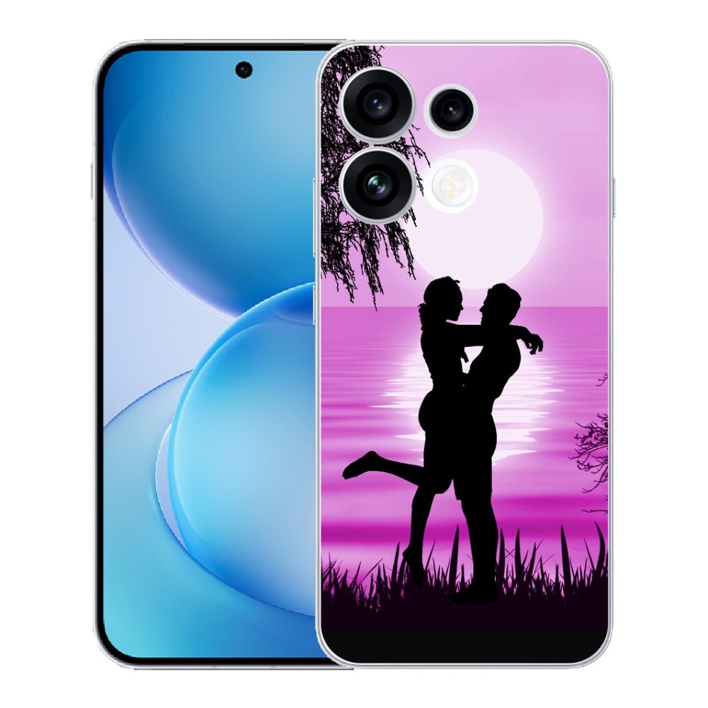 Gélový kryt mmCase na Oppo Reno 16 FS 5G - západ slnka