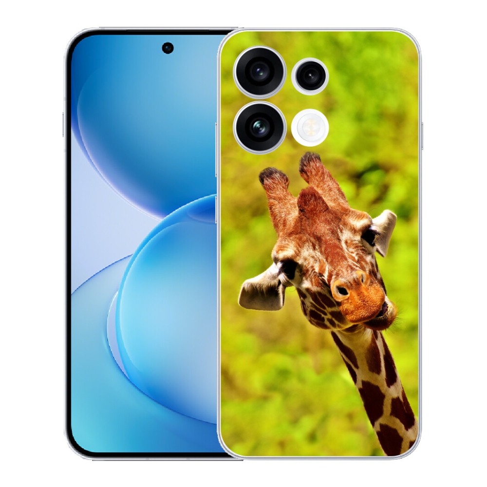 Gélový kryt mmCase na Oppo Reno 16 FS 5G - žirafa