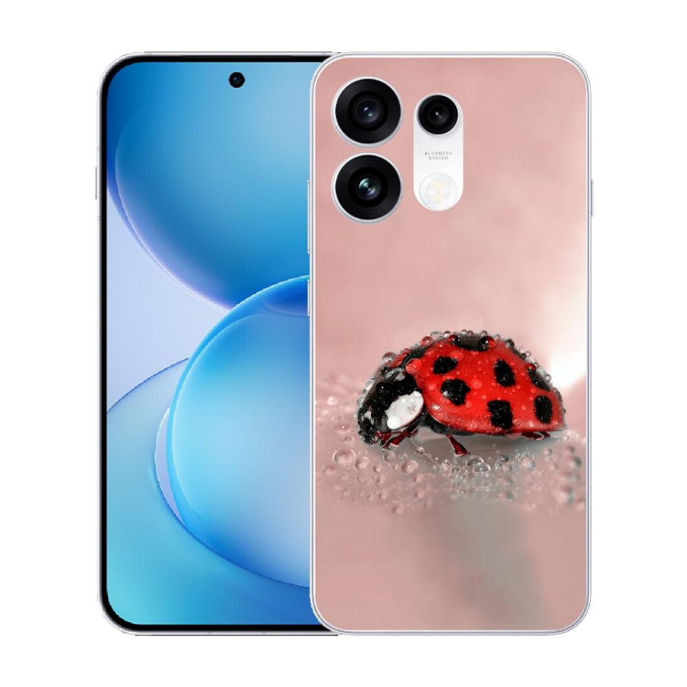 Gélový kryt mmCase na Oppo Reno 16 Pro 5G - lienka