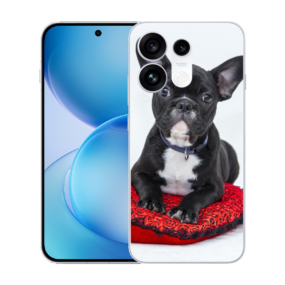 Gélový kryt mmCase na Oppo Reno 16 Pro 5G - buldog