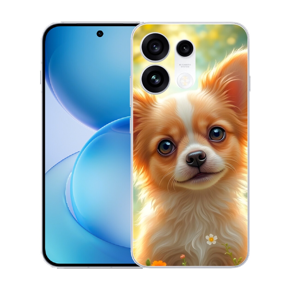 Gélový kryt mmCase na Oppo Reno 16 Pro 5G - čivava 5