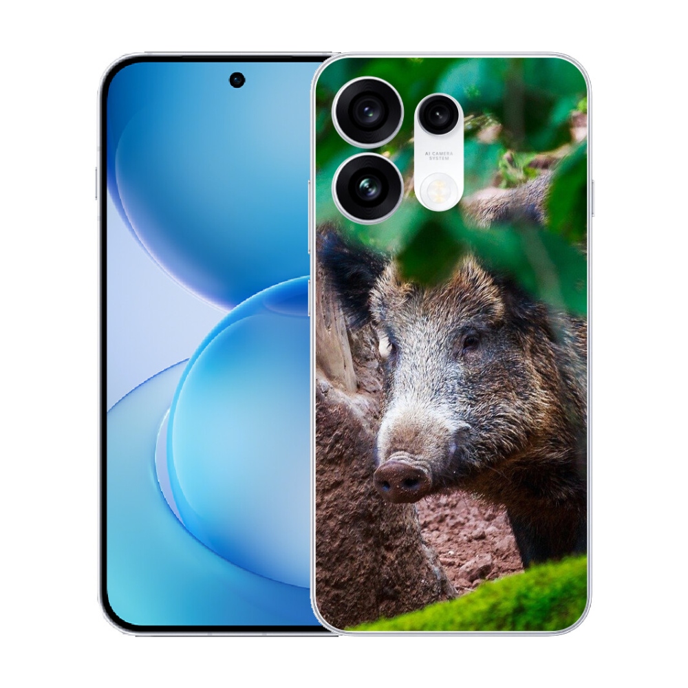 Gélový kryt mmCase na Oppo Reno 16 Pro 5G - divoké prasa